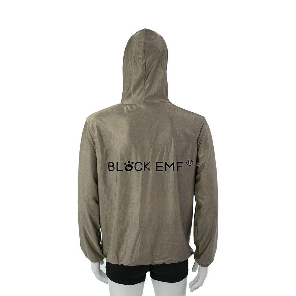 EMF Protection Hoodie 100% Silver Fiber Radiation Protection