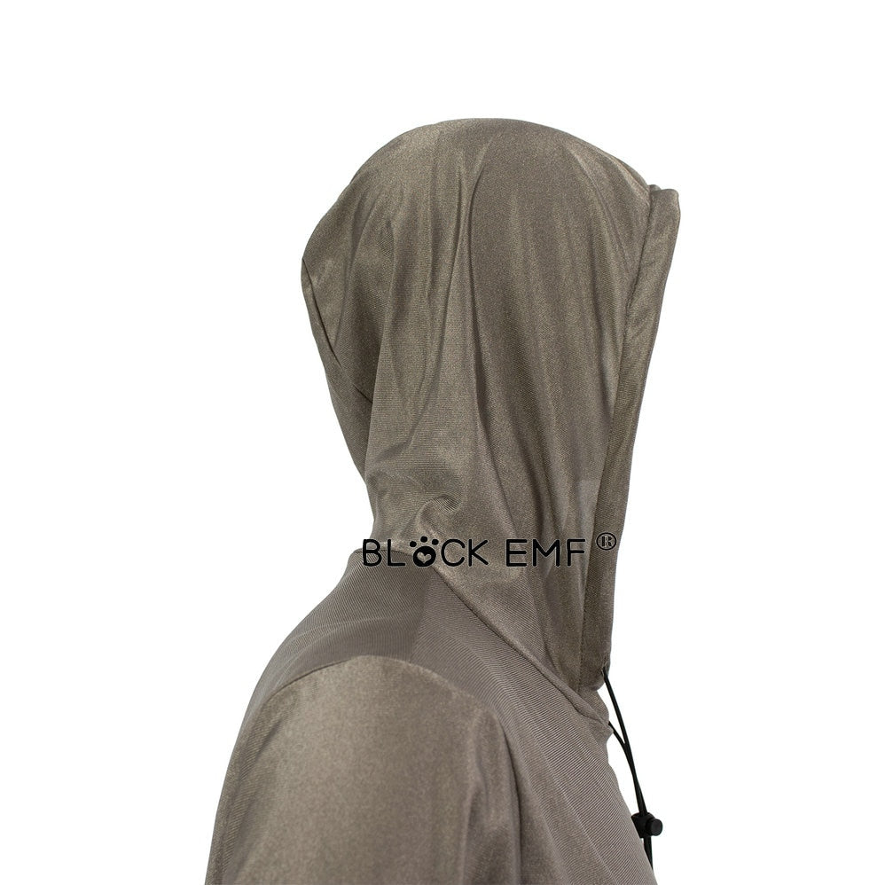 EMF Protection Hoodie 100% Silver Fiber Radiation Protection