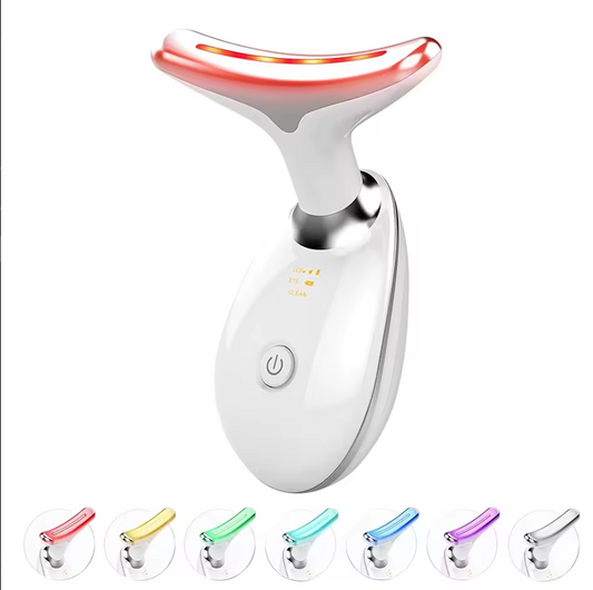 Light Based Multifunctional Facial Massager, 7 Color Portable Face Massager Tool for Skin Care