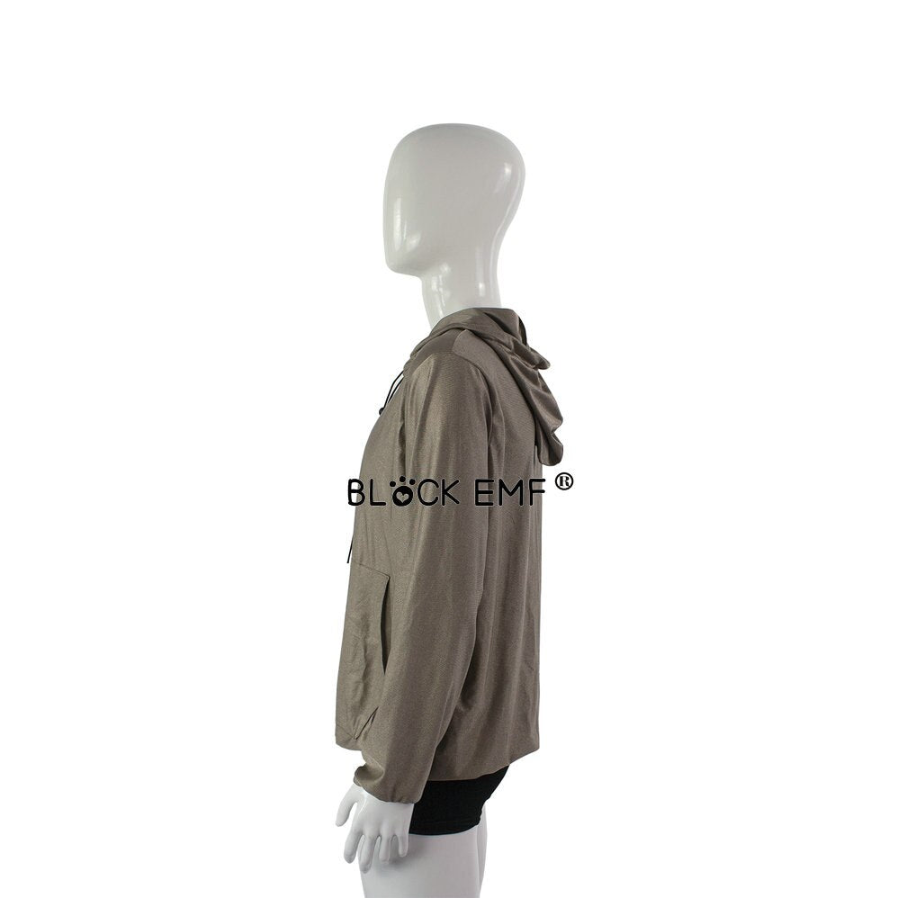 EMF Protection  Hoodie 100% Silver Fiber  Radiation Protection