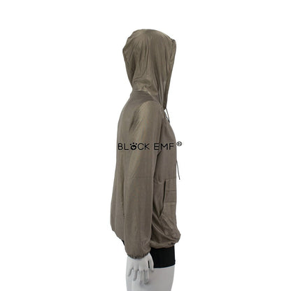 EMF Protection  Hoodie 100% Silver Fiber  Radiation Protection